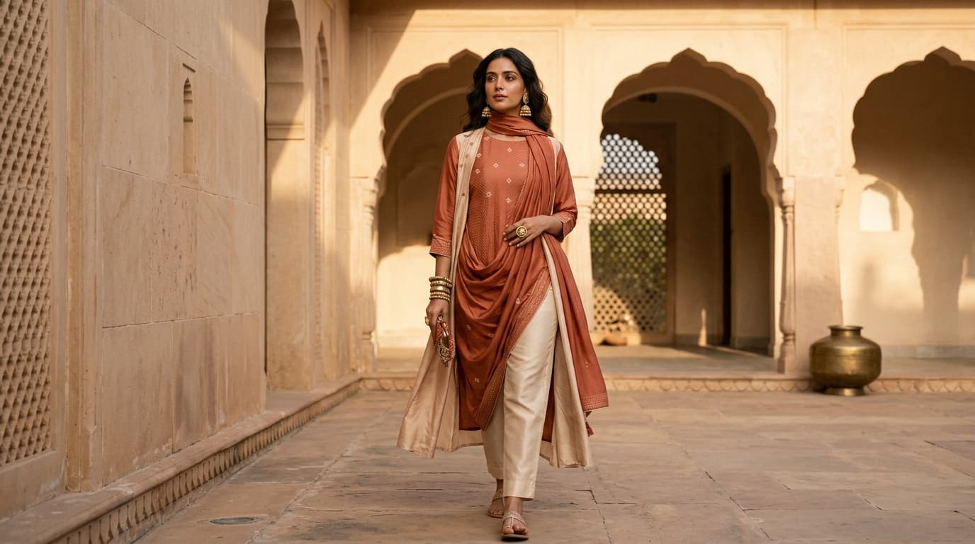 Jaipur Architecture and Fashion Editorial